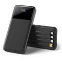 Portable Charger 10000mAh Power Bank - Powerbank with 4 Built in Cables,40W Fast Charging Travel Camping Essential Battery Pack Compatible with iPhone 17 16 15 14 13 Samsung Google etc Moto, 1 Pack (Black)