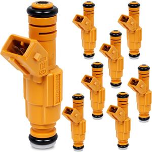 Fuel Injectors Set of 8 Compatible with 1996-1998 Ford Crown Victoria Explorer Lincoln Town Car Replacement for Mercury Grand Marquis Mountaineer Thunderbird Cougar Replace 0280155710