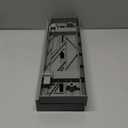 Adjustable Mobile CPU Stand, Ventilated Computer Tower Stand with 4 Caster Wheels Fits Most PC Tower, Under Desk CPU Holder PC Floor Cart Computer Riser for Students and Gamers (Gray)