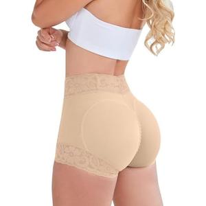 SheBuddy Butt Lifting Panties, Tummy Control Shapewear for Women Compression Underwear Short Lace Butt Lifter Shapewear L