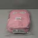 Rnivvi Lunch Box for Women, Double Decker Insulated Cooler Bag Lunch Bag Reusable Leakproof Tote Lunch Container with Strap for Work Family Picnic Hiking Camping, 18 Cans 12L, Large Adults, Pink