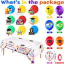 2 x Wettarn 47 Pcs 2026 Pre School Graduation Decorations Pre k Graduation Decorations Include Kindergarten Table Cover 10 Congrats Hanging Swirl 36 Pcs Graduate Balloon for Congrats Grad Party(White)