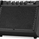 Electric Drum Amplifier 30W Wireless Drum Speaker with 3-Band EQ, Portable E Drum Amp for Electronic Drum Set, Guitar & Keyboard, Compact Practice Amp for Home Studio