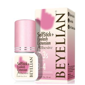 BEYELIAN Sensitive Lash Cluster Glue,Strong Hold Eyelash Extension Black Glue Long Lasting 3-4 Weeks Waterproof & Hypoallergenic Formaldehyde-Free for Open Eyes DIY Salon Use Only(5ML)