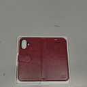 OCASE Compatible with iPhone 16 Wallet Case, PU Leather Flip Folio Case with Card Holders RFID Blocking Kickstand [Shockproof TPU Inner Shell] Phone Cover 6.1 Inch 2024, Burgundy