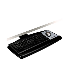 3M™ AKT90LE Adjustable Keyboard Tray, Black/Charcoal
