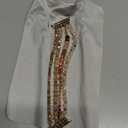 MOFREE Beaded Bracelet Compatible with Apple Watch Band 38mm/40mm/41mm/42mm(series 11/10)-(5.3"-6.2") Fashion Elastic Stretch Women Bands for iWatch  iPhone Watch Strap Bands Rose Gold