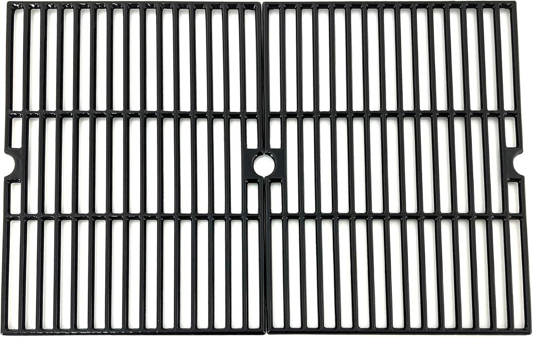 Parts DC120 Polished Porcelain Coated Cast Iron Cooking grid Replacement for Ducane, Uniflame Gas Grill, 14 3/8" x 18" Each and 28 3/4" x 18" Total