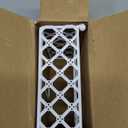 Blue Donuts Lattice Collection Napkin Holder  Napkin Holders for Tables, Dining Table Napkin Holders for Kitchen, Flat Napkin Holder, White