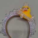 Suncalla Duck and Soap Bubble Headband Loofah and Soap Costume Halloween Cosplay Party Hair Accessory Shower Loofah Halloween Costume Attire Accessory Fun Headband for Adult Role Play Funny Carnival