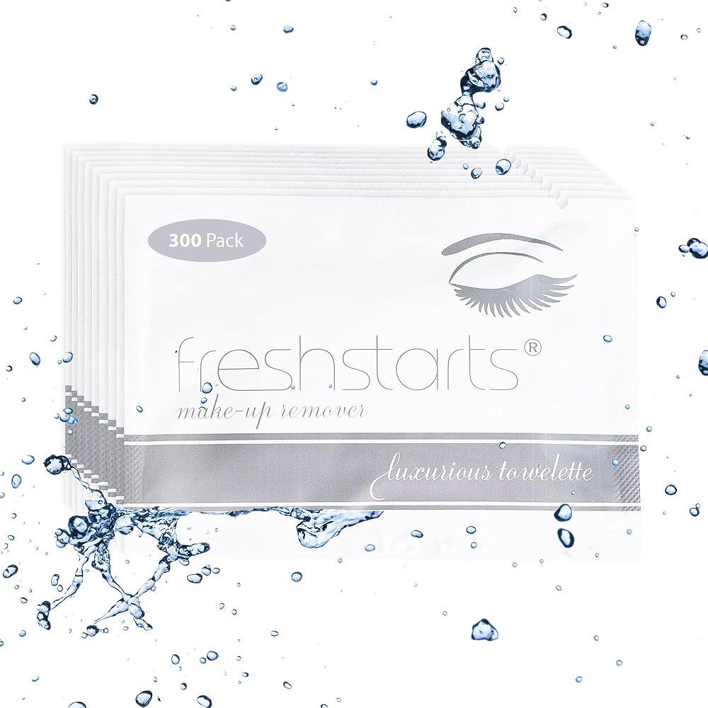 Freshends Flushable Individually Wrapped Wipes – 50 Bulk Pack Luxurious Towelettes, Guest Bathroom Essentials for Weddings, Restaurants, Bars & Clubs – Blue, Travel-Size, Disposable