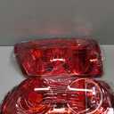 Tail Light Assembly Compatible With 2007 2008 2009 Dodge Ram 1500 2500 3500 Driver and Passenger Side Taillight Replace 55277303AC 5277302AC