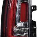 PIT66 LED Tail Light Compatible with GMC Yukon,Yukon XL 2019 2020/Compatible with GMC Yukon,Yukon XL 2015 2016 2017 2018 (submodel: Denali, SLE, SLT) Driver Side Rear Light Lamp Assembly