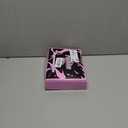 Brown Highlight Short Wavy Wig for Women Lace Hairline Bob Style Synthetic Heat Resistant - Natural Appearance for Everyday Hairstyle 14 Inch