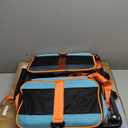 Petskd Top-Expandable Pet Carrier 19x13x9 Inches Southwest Allegiant Airlines Approved, Soft-Sided Carrier for Small Dog Under 12 lbs and Large Cat Under 15 lbs (Blue)