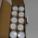 Mata Leon Mini Waterproof Battery Christmas LED TeaLight 20pcs 1.2" Battery Powered LED Puck Accent Light for Party Events Wedding Hallowen Pumpkin Light Pond Fountain Decor(Warm White)