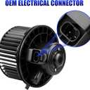 AC Blower Motor with Fan Fits for 2003 2004 2005 2006 Chevy Silverado 1500 2500 Suburban Avalanche GMC Sierra Yukon Cadillac Escalade HVAC Heater Blower Motor Replaces# 700191