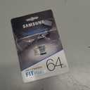 SAMSUNG MUF-64AB/AM FIT Plus 64GB - USB 3.1 Flash Drive, Black/Sliver