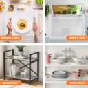 Shelf Liners for Kitchen Cabinets Refrigerator Liners Waterproof & Oil-Proof Kitchen Cupboard Liner Non-Slip Drawer Mats EVA Material Non Adhesive Fridge Liner for Shelves - Clear 11.8 x 236.2 Inch