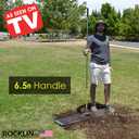Rocklin Lawn Leveling Rake | Levelawn Tool | Level Soil or Dirt Ground Surfaces Easily | 48 x 10 Ground Plate | 78 Extra Long Handle | Stainless Steel (48 Inches)