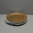 JEVERGN 10 Pack Gold Charger Plates, 13" Hammered Chargers for Dinner Plates, Gold Plate Chargers Set of 10, Round Plastic Charger for Wedding, Party Event, Dinner, Table Setting
