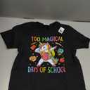 100th Day of School Unicorn 100 Magical Days Teacher Girls T-Shirt, M