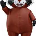 JASHKE Inflatable Raccoon Costume for Adult Inflatable Full Body Suit Blow up Raccoon Costumes for Men Women Halloween