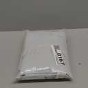 ChrisDowa Small Window Curtains for Kitchen and Bedroom - Grommet Short Thermal Insulated Room Darkening Curtains (2 Panels, Greyish White, 52 x 36 Inch)