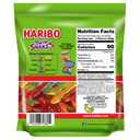 2 x HARIBO Gummi Candy, Twin Snakes Sweet & Sour Gummy Candy, 8.3 Ounce Resealable Share Size Stand Up Bag, Soft & Chewy Snacks, Assorted Fruity Flavors (EXP 06/01/27)