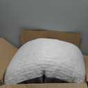 ACCURATEX Pillows Queen Size Set of 2, Rayon Derived from Bamboo Removable Cover, Shredded Memory Foam Pillow with Down Alternative Fill (Adjustable), Supportive Pillows for Side Back Sleepers (Grey)