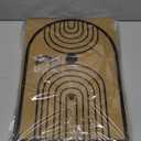 WOWSTAR 4 Pcs Black Large Metal Wall Art, 17x12 Inch Modern Minimalist Iron Wall Sculpture, 3D Textured Art Wall Dcor for Living Room, Dining Room, Bedroom, Office