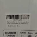 Dehumidifier for Home, 2.4L, Dehumidifier for Bathroom, 800m2, Dehumidifier for Bedroom, Self-Draining, Small Dehumidifier for Basement with Stop