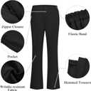 Women's 2 Piece Suit Set Slim Fit Dressy Asymmetric Blazer and Bootcut Pants Set for Work Office Business Casual Outfits Size L