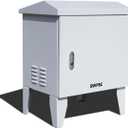 Steel Outdoor Cabinet Pump Enclosure House with Fan for Pond Aerator