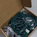 38 Feet C9 Christmas Pathway Lights Christmas Decorations Outdoor Yard, 25Pack Walkway Lights with 25 Marker Stakes, Waterproof Connectable C9 String Lights for Driveway Yard Outdoor Christmas Decor (38FT-Multi-colored)