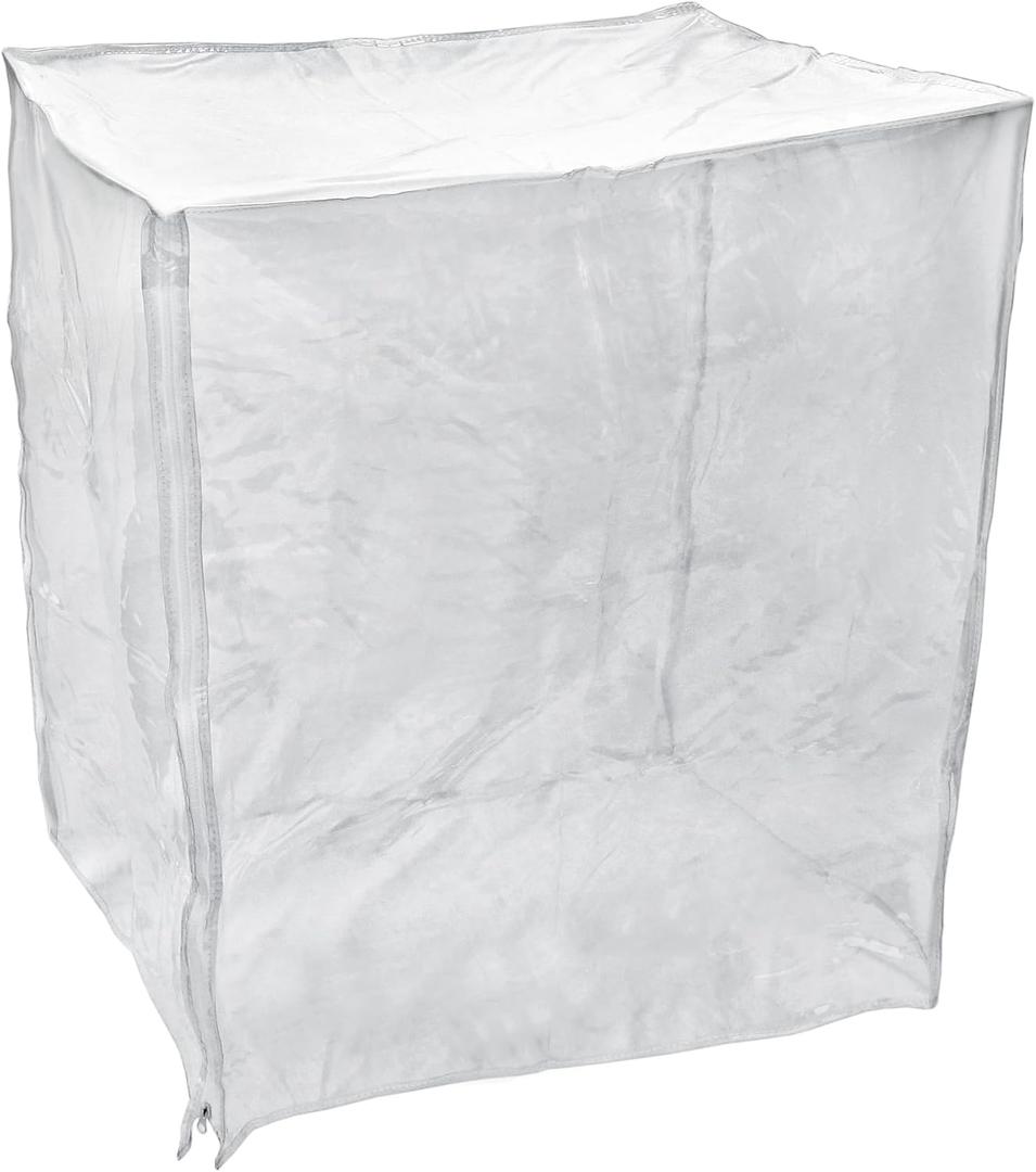 New Star Foodservice 36534 Commercial-Grade Sheet Pan/Bun Pan Rack Cover, Plastic, 10-Tier, 28" L x 23" W x 33" H, Clear