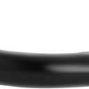 Room Darking Curtain Rod, 28-148 Inch Adjustable Window Curtain Rods Wrap Around 1inch Diameter Single Splicing Curtain Rod, Matte Black