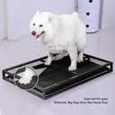 Dog Potty Training Tray with Detachable Drawer, Washable Puppy Pee Pad Holder, 20.5x14.2x3.1 Inches, Medium Size