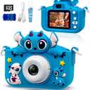 Kids Camera Toddler Digital Camera Little Girls Toy Camera for 3 4 5 7+ Years Old Boys Christmas Birthday Gifts for Kids Digital Camera 40MP Dual Lens 1080P HD Video Selfie Camera with 32GB SD Card