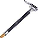 Tire Inflator Hose Adapter for Twist On Convert to Lock On Connection, with All Metal Lock On Air Chuck and Air Hose and Tire Schrader Valve Fine Thread