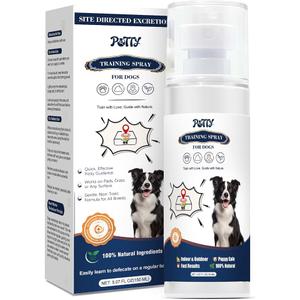 Potty Training Spray for Dogs, Go Here Dog Potty Training Spray & Dog Pee Spray, Puppy Potty Training Aid for Housebreaking, Natural Indoor & Outdoor Use, 5.07 Fl OZ-Blue