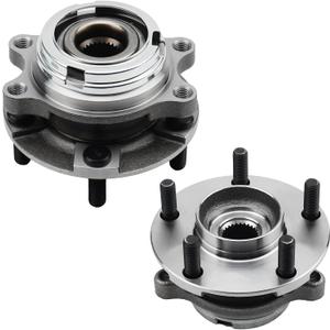 MAYASAF HA590125x2 [2 Pack, AWD Only w/ABS] Front Wheel Hub Bearing Assembly 5 Lugs w/ABS Fit Selected Infiniti AWD Models EX35/G35/M35/G37/FX45/FX50 (2 Pack)