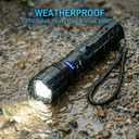Rechargeable Tactical Flashlight: Ultra Bright High-Lumen LED Beam with USB-C Charging, Heavy Duty Mid-Size Torch for Home Power Outage, Car Emergency & Outdoor Adventure