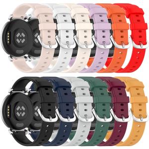 Band for Garmin Lily 2 Active, Soft Silicone Replacement Watch Band Strap for Garmin lily 2 (No Tracker)