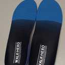 Plantar Fasciitis Insoles for Men Women - Orthotics Inserts, Shoe Insoles Arch Support Flat Feet Inserts Work Boot Insoles for Standing All Day (Mens 9-9 1/2 | Womens 11-11 1/2) (Blue)