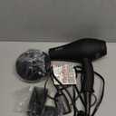 JINRI Ionic Hair Dryer with Diffuser & Comb and Concentrator, Lightweight Quiet Infrared Blow Dryer, Powerful 1875 Watt Motor for Smooth and Fast Drying Hair, Black