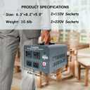 3000w Step Up/Down Voltage Converter Transformer 110-120V to 220-240V