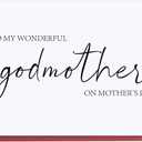 Ithmahco Godmother Mothers Day Cards, Gifts For Godmother, Godmother's Mothers Day Gifts, Godmothers Proposal Gift, Mother's Day Card For Godmothers, Godmother's Gift