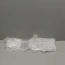 Kathfly 10 Pack 4 x 10 Inch Slatwall Shelves Hanging Accessories Clear Slatwall Shelf Plastic Shelves for Wall, Home Shoe Stores Boutiques Supplies (Clear)