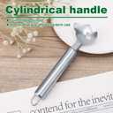 3 x 2pcs Manual Cactus Peeler Spoon, Stainless Steel Spoon Shape Cutter with Long Handle Multi-Function Cactus Cutting Tool for Carrot Potato Vegetables